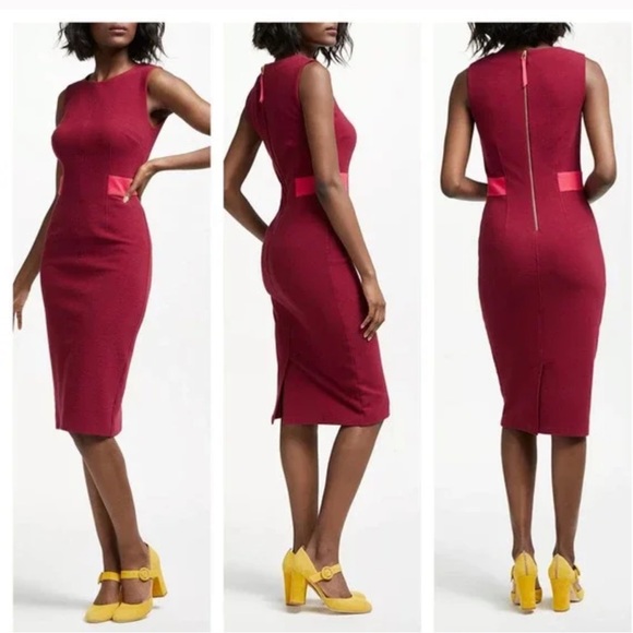 Boden Dresses & Skirts - Boden Primrose Pencil Dress in Wine